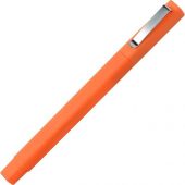 Ручка шариковая пластиковая Quadro Soft, квадратный корпус с покрытием софт-тач, оранжевый, арт. 018054903