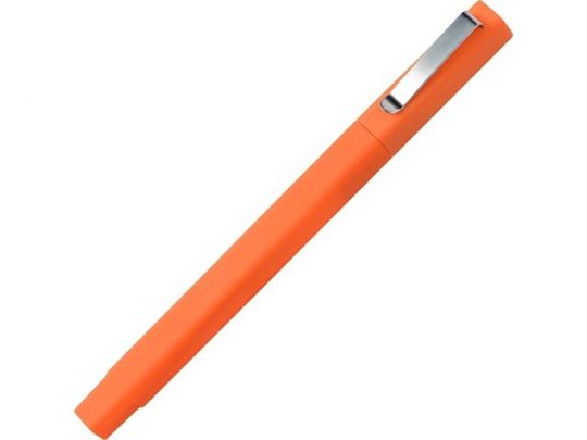 Ручка шариковая пластиковая Quadro Soft, квадратный корпус с покрытием софт-тач, оранжевый, арт. 018054903
