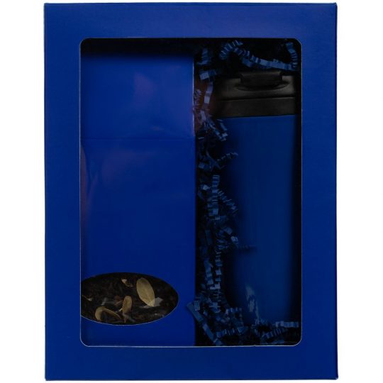 Коробка с окном InSight, синяя, уценка
