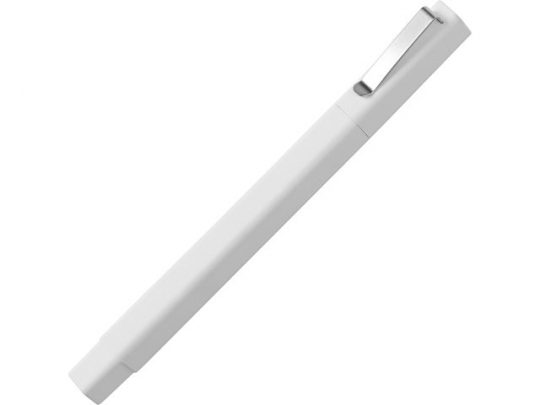 Ручка шариковая пластиковая Quadro Soft, квадратный корпус с покрытием софт-тач, белый, арт. 018054603