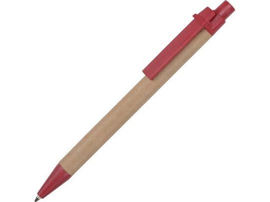 Ручка картонная шариковая Эко 3.0, красный, арт. 018084003