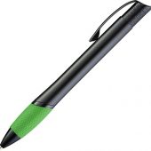 Ручка шариковая металлическая OPERA, зеленый/черный, арт. 018099203