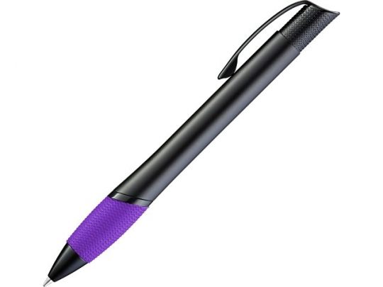 Ручка шариковая металлическая OPERA, фиолетовый/черный, арт. 018098803
