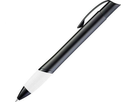 Ручка шариковая металлическая OPERA, белый/черный, арт. 018099803