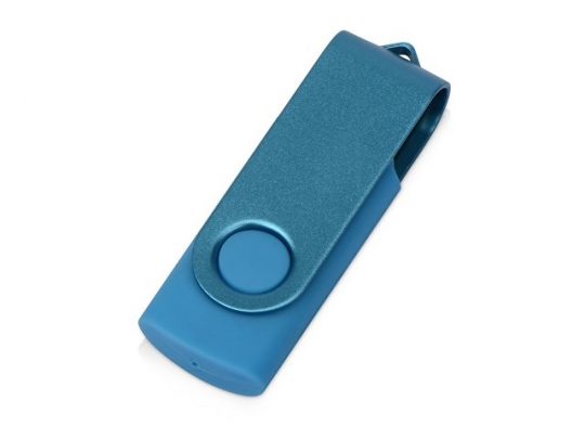 Флеш-карта USB 2.0 8 Gb Квебек Solid, голубой, арт. 018018603