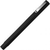 Ручка шариковая пластиковая Quadro Soft, квадратный корпус с покрытием софт-тач, черный, арт. 018054403