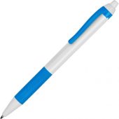 Ручка пластиковая шариковая Centric, белый/голубой, арт. 017989203
