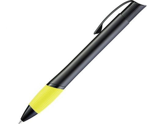 Ручка шариковая металлическая OPERA, желтый/черный, арт. 018099603