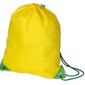 Рюкзак- мешок Clobber, желтый/зеленый, арт. 018068003