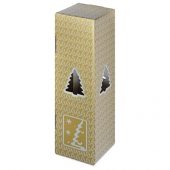 Новогодняя коробка для шампанского, золото, арт. 018068203