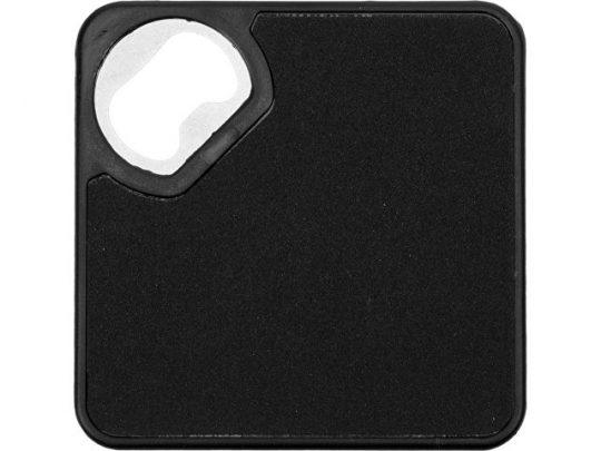 Подставка для кружки с открывалкой Liso, черный, арт. 018107403