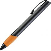 Ручка шариковая металлическая OPERA, оранжевый/черный, арт. 018099403