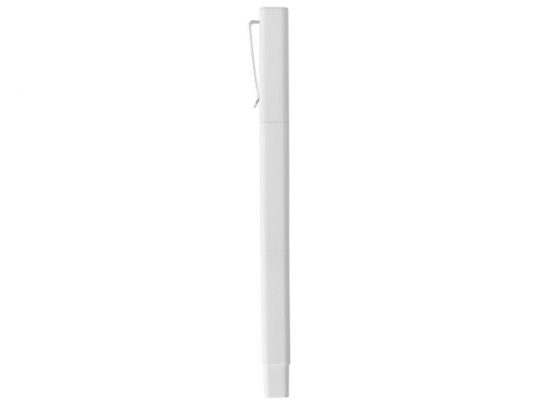 Ручка шариковая пластиковая Quadro Soft, квадратный корпус с покрытием софт-тач, белый, арт. 018054603