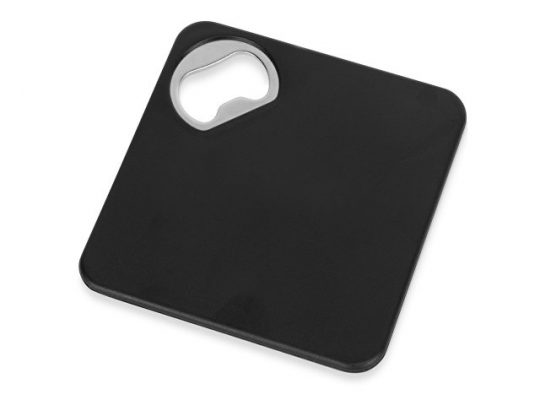 Подставка для кружки с открывалкой Liso, черный, арт. 018107403