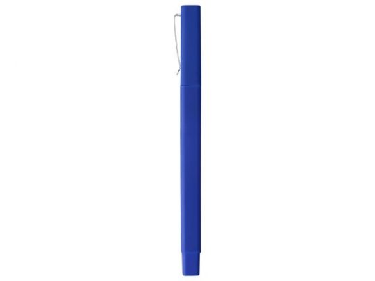 Ручка шариковая пластиковая Quadro Soft, квадратный корпус с покрытием софт-тач, синий, арт. 018054303