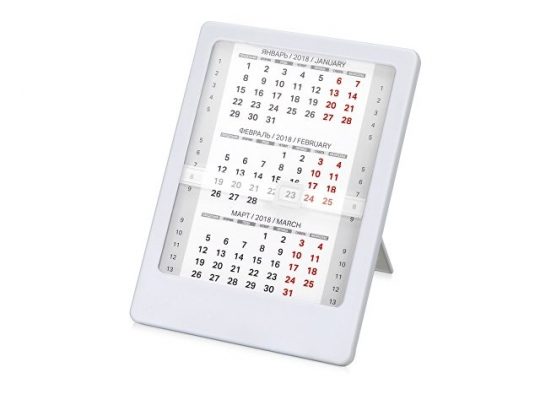 Календарь Офисный помощник, белый, арт. 018047903