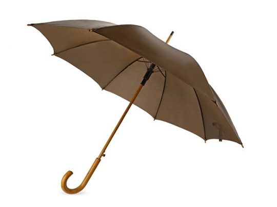 Зонт-трость полуавтоматический с деревянной ручкой, арт. 017962203