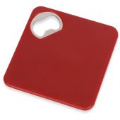Подставка для кружки с открывалкой Liso, черный/красный, арт. 018107503