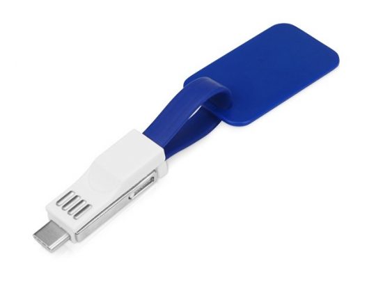 Зарядный кабель 3-в-1 Charge-it, синий, арт. 018252403