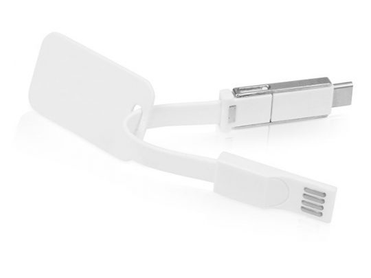 Зарядный кабель 3-в-1 Charge-it, белый, арт. 018252503