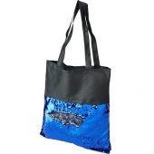 Сумка-шоппер Mermaid с блестками, серый/черный, арт. 018132903