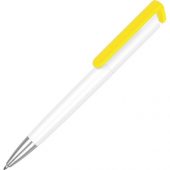 Ручка-подставка Кипер, белый/желтый, арт. 018117403