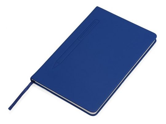 Блокнот А5 Magnet 14,3*21 с магнитным держателем для ручки, синий, арт. 018167403