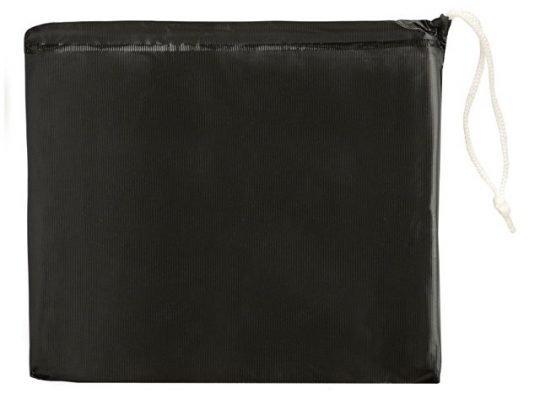 Складывающийся полиэтиленовый дождевик Paulus в сумке, черный, арт. 018377803