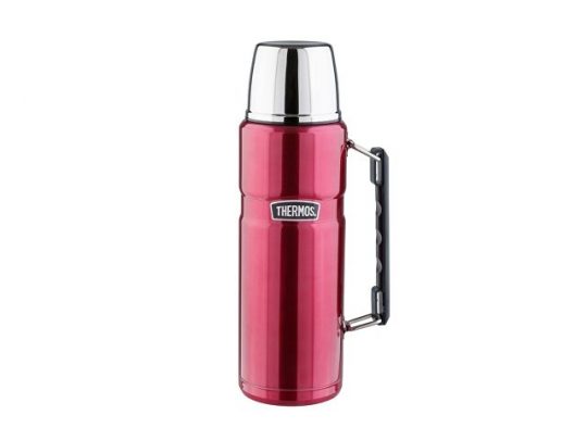 Термос со стальной колбой тм THERMOS SK 2010 Raspberry 1.2L, красный, арт. 018381003