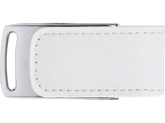 Флеш-карта USB 2.0 16 Gb с магнитным замком Vigo, белый/серебристый, арт. 018333903