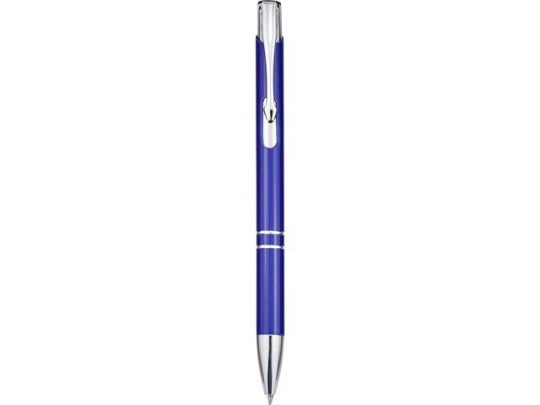 Алюминиевая шариковая кнопочная ручка Moneta, синий, арт. 018371303