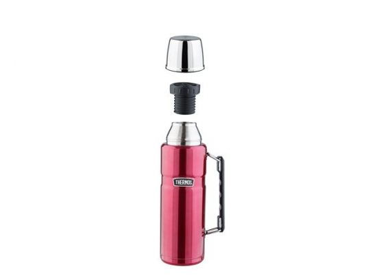 Термос со стальной колбой тм THERMOS SK 2010 Raspberry 1.2L, красный, арт. 018381003