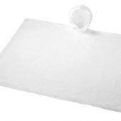 Складывающийся полиэтиленовый дождевик Paulus в сумке, белый, арт. 018378003
