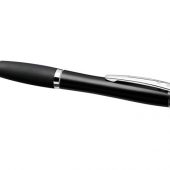 Светящаяся шариковая ручка Nash со светящимся черным корпусом и рукояткой, зеленый, арт. 018378403