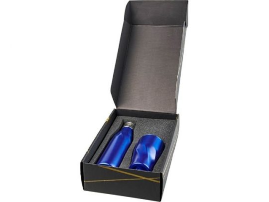 Подарочный набор Hugo из медных предметов с вакуумной изоляцией, cиний, арт. 018365203