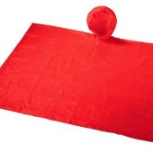 Складывающийся полиэтиленовый дождевик Paulus в сумке, красный, арт. 018377903