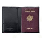 Обложка для паспорта Contraste. S.T. Dupont, черный, арт. 018392503