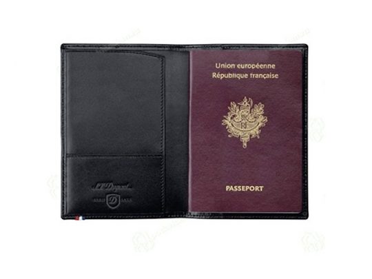 Обложка для паспорта Contraste. S.T. Dupont, черный, арт. 018392503