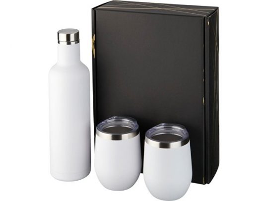 Подарочный набор из медных предметов с вакуумной изоляцией Pinto и Corzo, белый, арт. 018364203