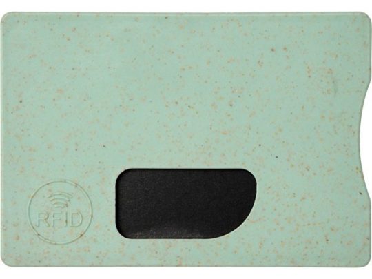 Чехол для карт RFID Straw,  мятный, арт. 018372603
