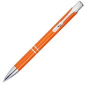 Алюминиевая шариковая кнопочная ручка Moneta, оранжевый, арт. 018371803