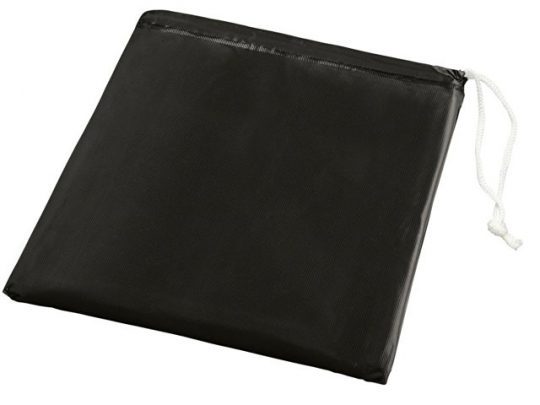 Складывающийся полиэтиленовый дождевик Paulus в сумке, черный, арт. 018377803