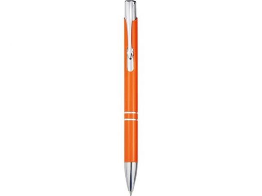Алюминиевая шариковая кнопочная ручка Moneta, оранжевый, арт. 018371803