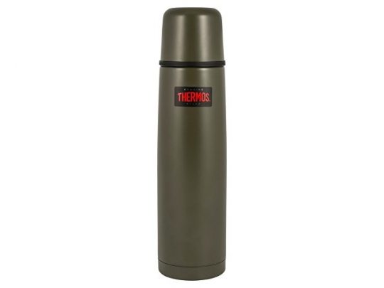 Термос из нерж. стали тм THERMOS FBB-1000AG 1L, зеленый, арт. 018380403