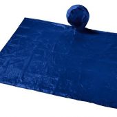 Складывающийся полиэтиленовый дождевик Paulus в сумке, темно-синий, арт. 018378103