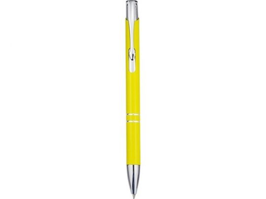 Алюминиевая шариковая кнопочная ручка Moneta, желтый, арт. 018371703