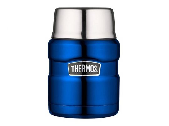 Термос из нерж. стали тм THERMOS SK3020-BL Food Jar 0.710L, синий, арт. 018381803