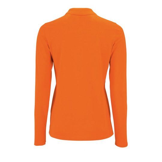 Рубашка поло женская с длинным рукавом PERFECT LSL WOMEN оранжевая, размер S