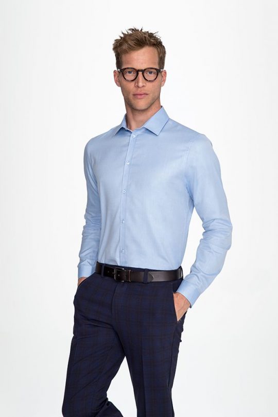 Рубашка мужская BRODY MEN голубая, размер XL