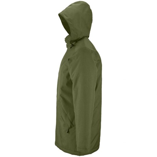 Куртка на стеганой подкладке Robyn, темно-зеленая, размер 4XL
